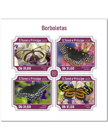 n° 7893/7896 - Timbre SAINT-THOMAS ET PRINCE Poste