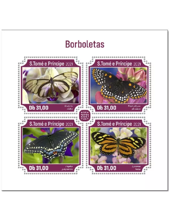 n° 7893/7896 - Timbre SAINT-THOMAS ET PRINCE Poste