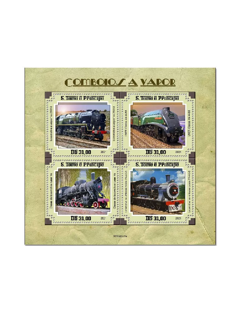 n° 7901/7904 - Timbre SAINT-THOMAS ET PRINCE Poste