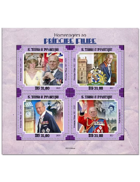 n° 7926/7929 - Timbre SAINT-THOMAS ET PRINCE Poste