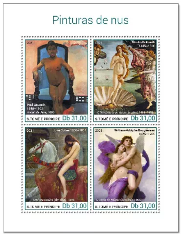 n° 7934/7937 - Timbre SAINT-THOMAS ET PRINCE Poste