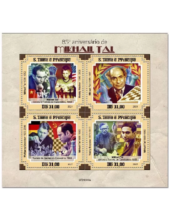 n° 7950/7953 - Timbre SAINT-THOMAS ET PRINCE Poste