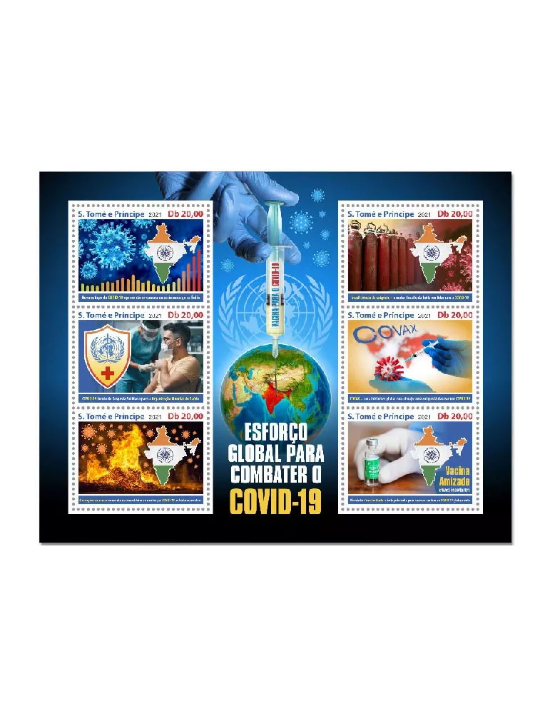 n° 7962/7967 - Timbre SAINT-THOMAS ET PRINCE Poste