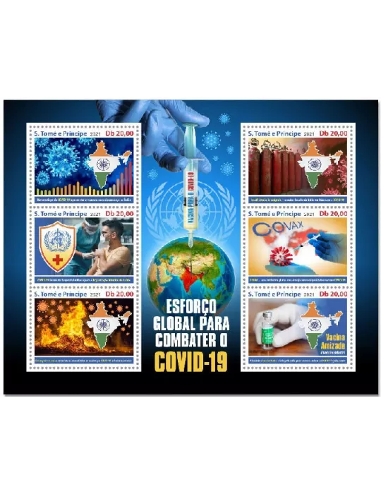 n° 7962/7967 - Timbre SAINT-THOMAS ET PRINCE Poste