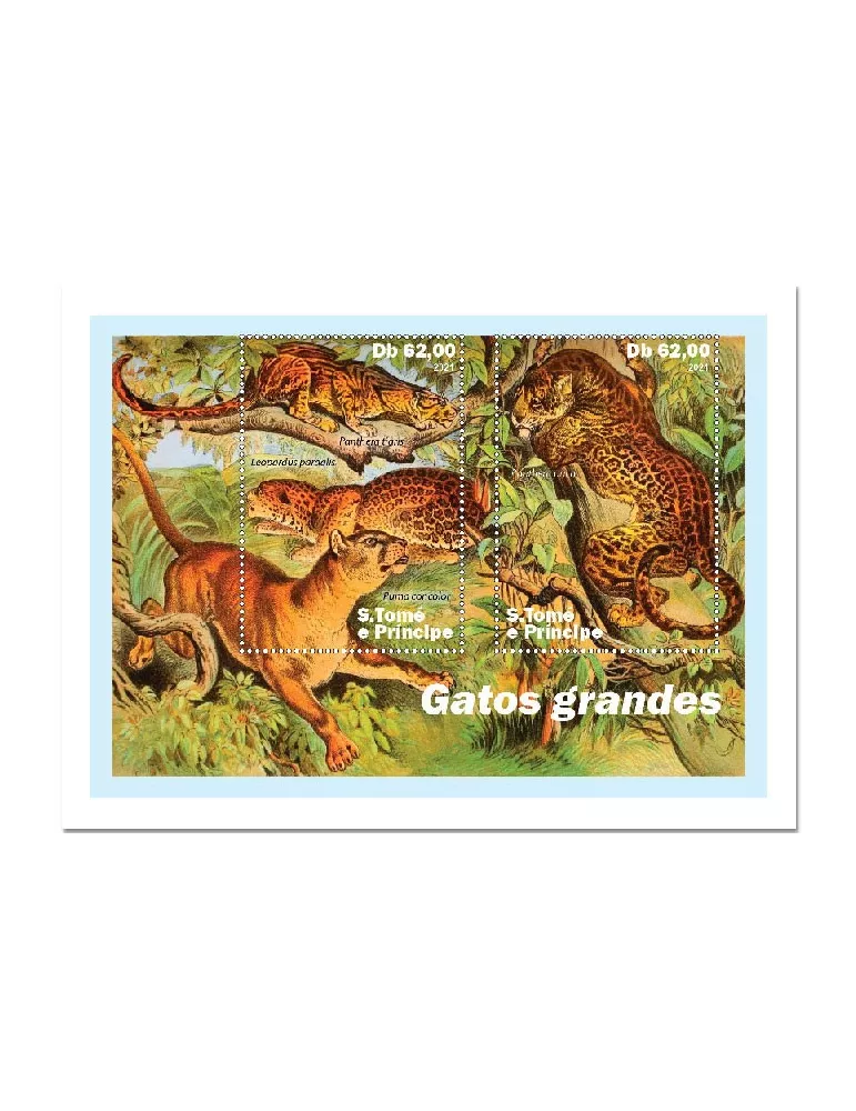 n° 7988/7989 - Timbre SAINT-THOMAS ET PRINCE Poste