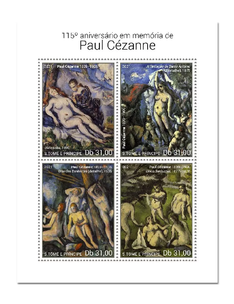 n° 8034/8037 - Timbre SAINT-THOMAS ET PRINCE Poste