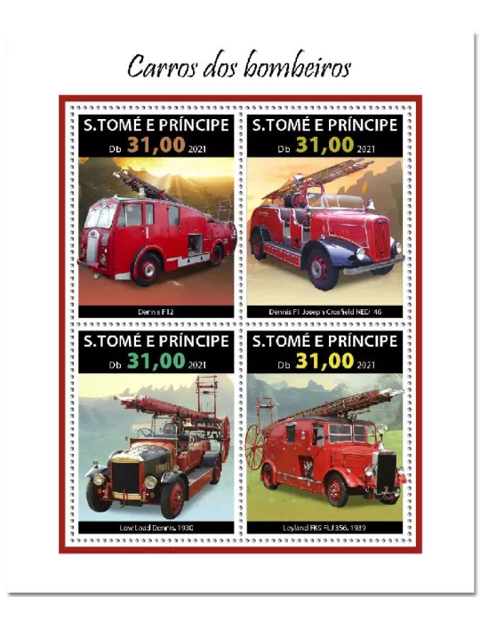 n° 8046/8049 - Timbre SAINT-THOMAS ET PRINCE Poste