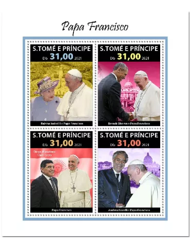 n° 8062/8065 - Timbre SAINT-THOMAS ET PRINCE Poste