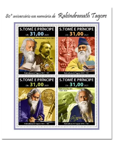 n° 8066/8069 - Timbre SAINT-THOMAS ET PRINCE Poste