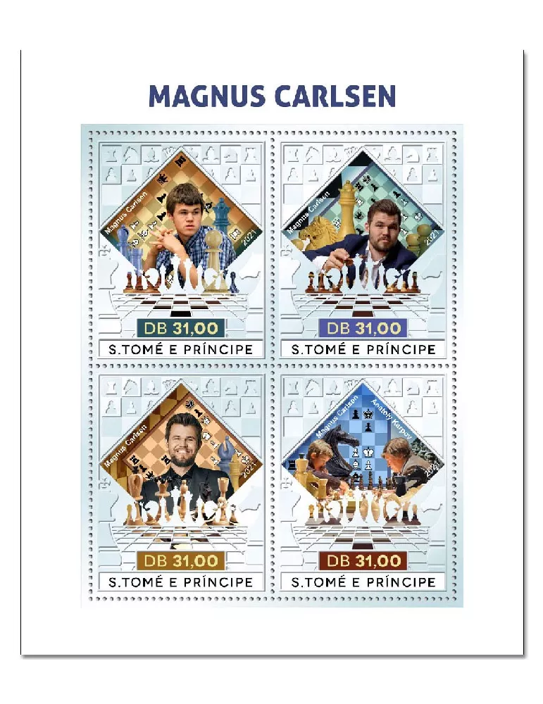 n° 8074/8077 - Timbre SAINT-THOMAS ET PRINCE Poste