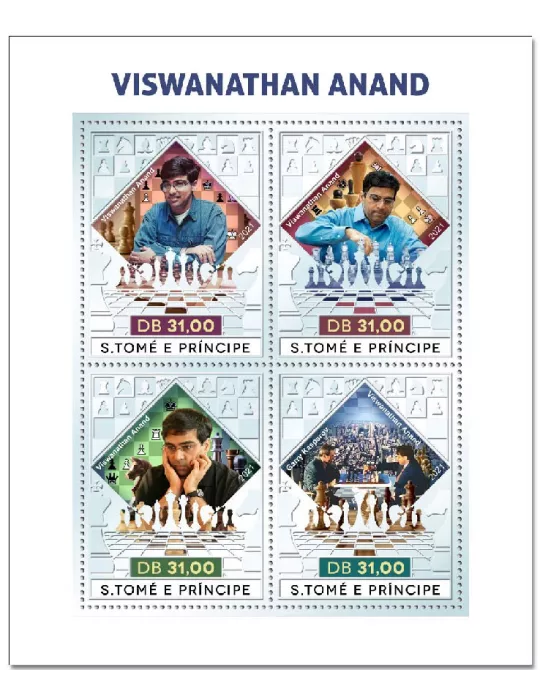 n° 8090/8093 - Timbre SAINT-THOMAS ET PRINCE Poste