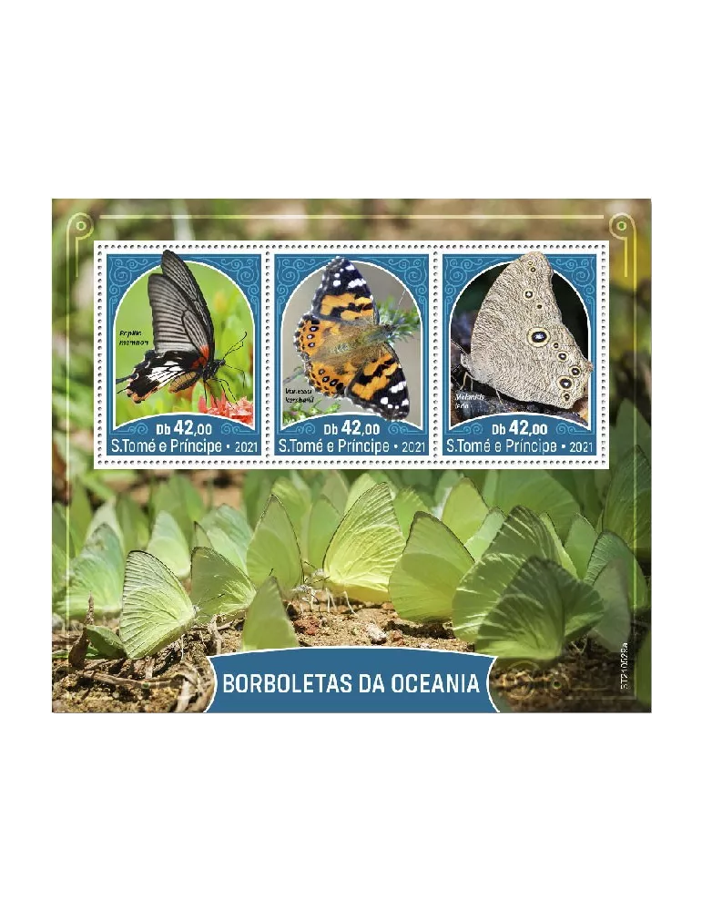 n° 8208/8210 - Timbre SAINT-THOMAS ET PRINCE Poste