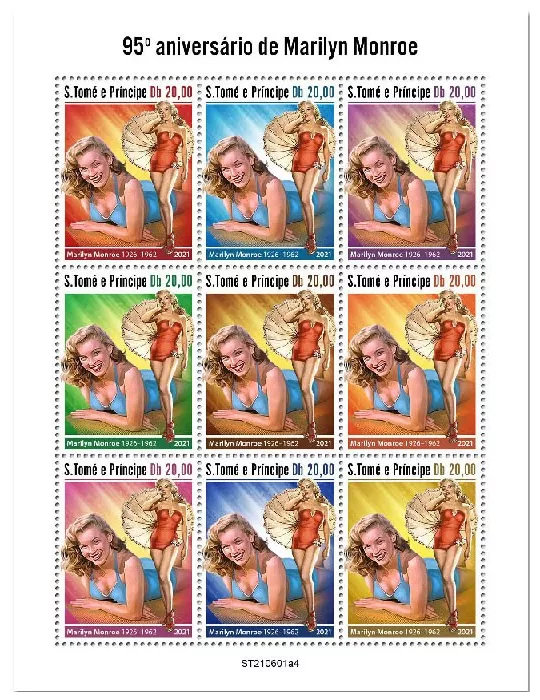 n° 8316/8324 - Timbre SAINT-THOMAS ET PRINCE Poste
