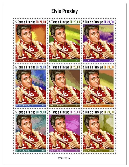 n° 8325/8333 - Timbre SAINT-THOMAS ET PRINCE Poste