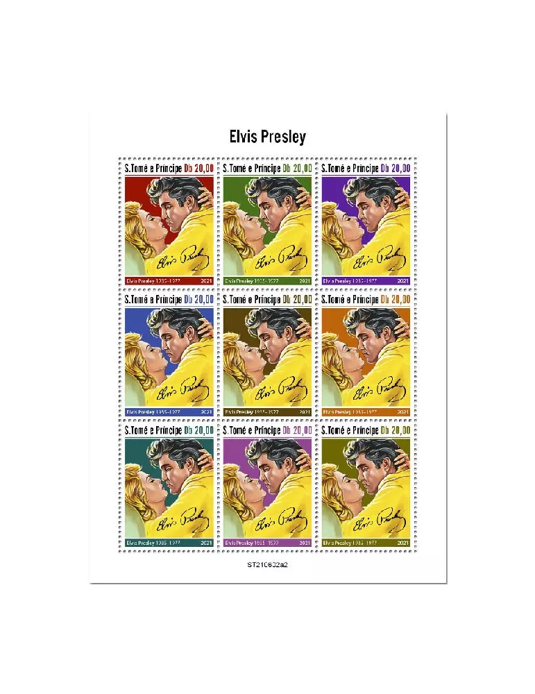 n° 8334/8342 - Timbre SAINT-THOMAS ET PRINCE Poste
