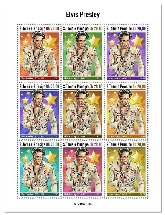 n° 8352/8360 - Timbre SAINT-THOMAS ET PRINCE Poste