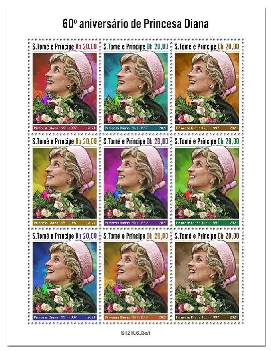 n° 8361/8369 - Timbre SAINT-THOMAS ET PRINCE Poste