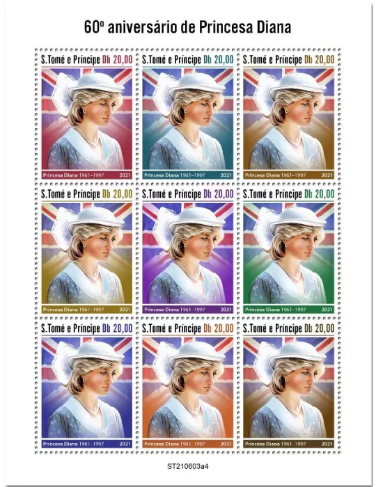 n° 8388/8396 - Timbre SAINT-THOMAS ET PRINCE Poste