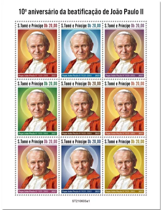 n° 8433/8441 - Timbre SAINT-THOMAS ET PRINCE Poste