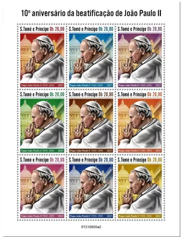 n° 8442/8450 - Timbre SAINT-THOMAS ET PRINCE Poste