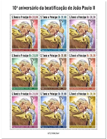 n° 8460/8468 - Timbre SAINT-THOMAS ET PRINCE Poste