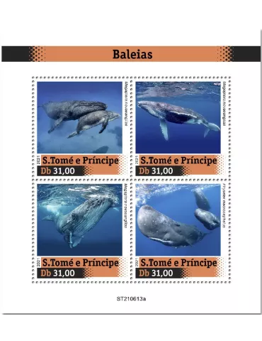 n° 8529/8532 - Timbre SAINT-THOMAS ET PRINCE Poste