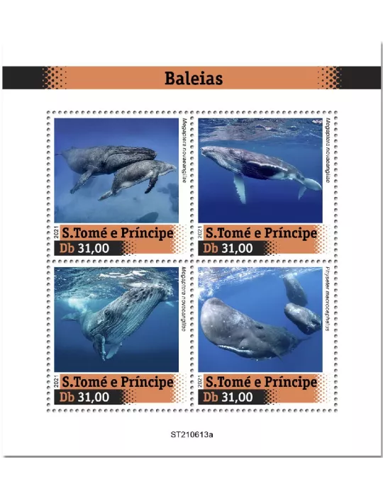 n° 8529/8532 - Timbre SAINT-THOMAS ET PRINCE Poste