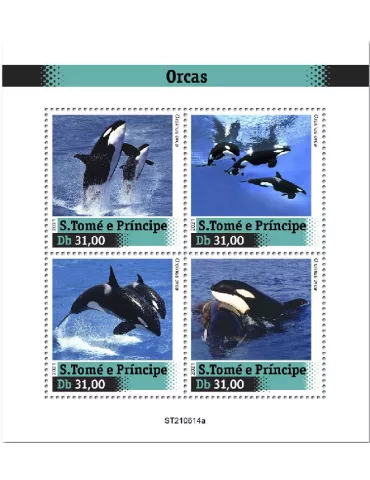 n° 8533/8536 - Timbre SAINT-THOMAS ET PRINCE Poste