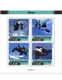 n° 8533/8536 - Timbre SAINT-THOMAS ET PRINCE Poste
