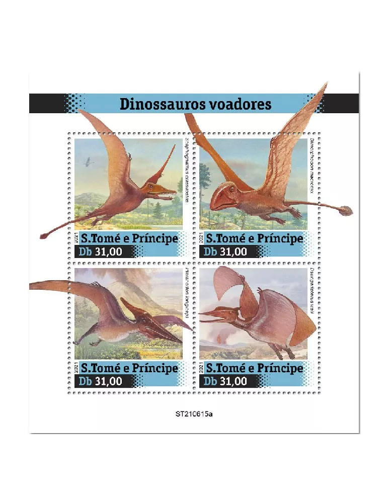 n° 8537/8540 - Timbre SAINT-THOMAS ET PRINCE Poste