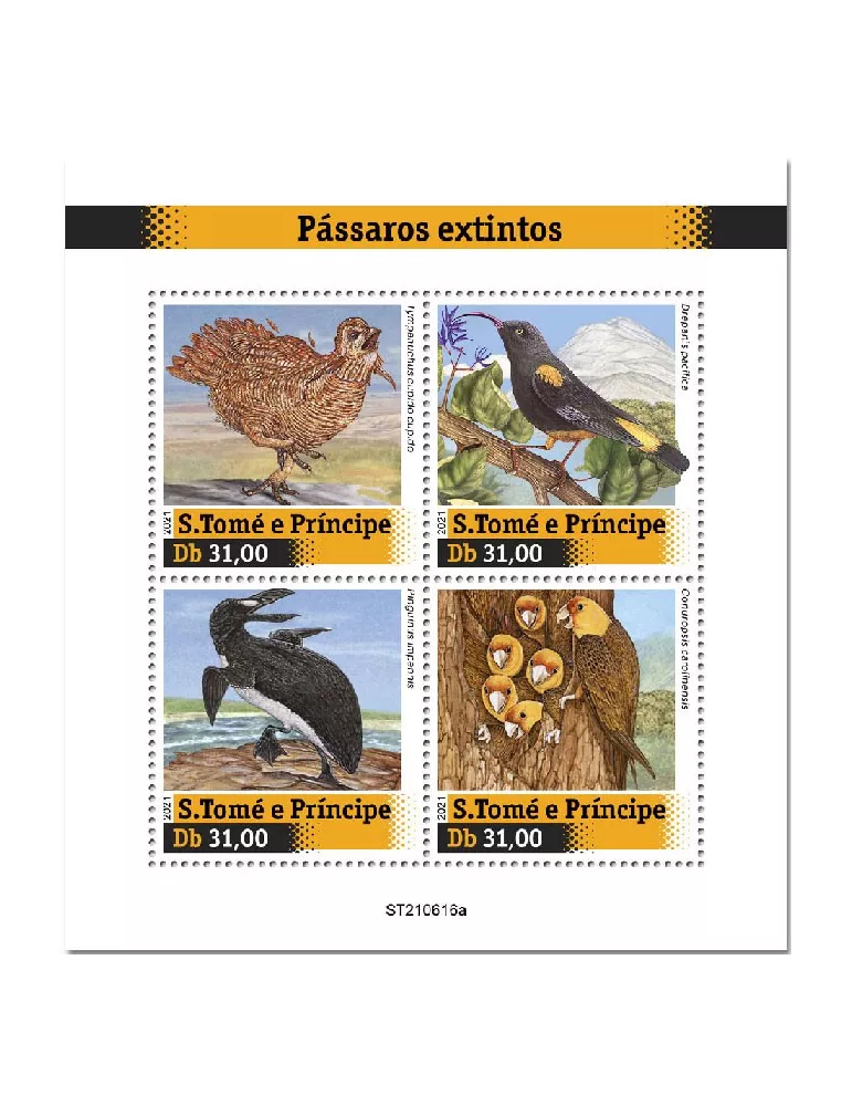 n° 8541/8544 - Timbre SAINT-THOMAS ET PRINCE Poste