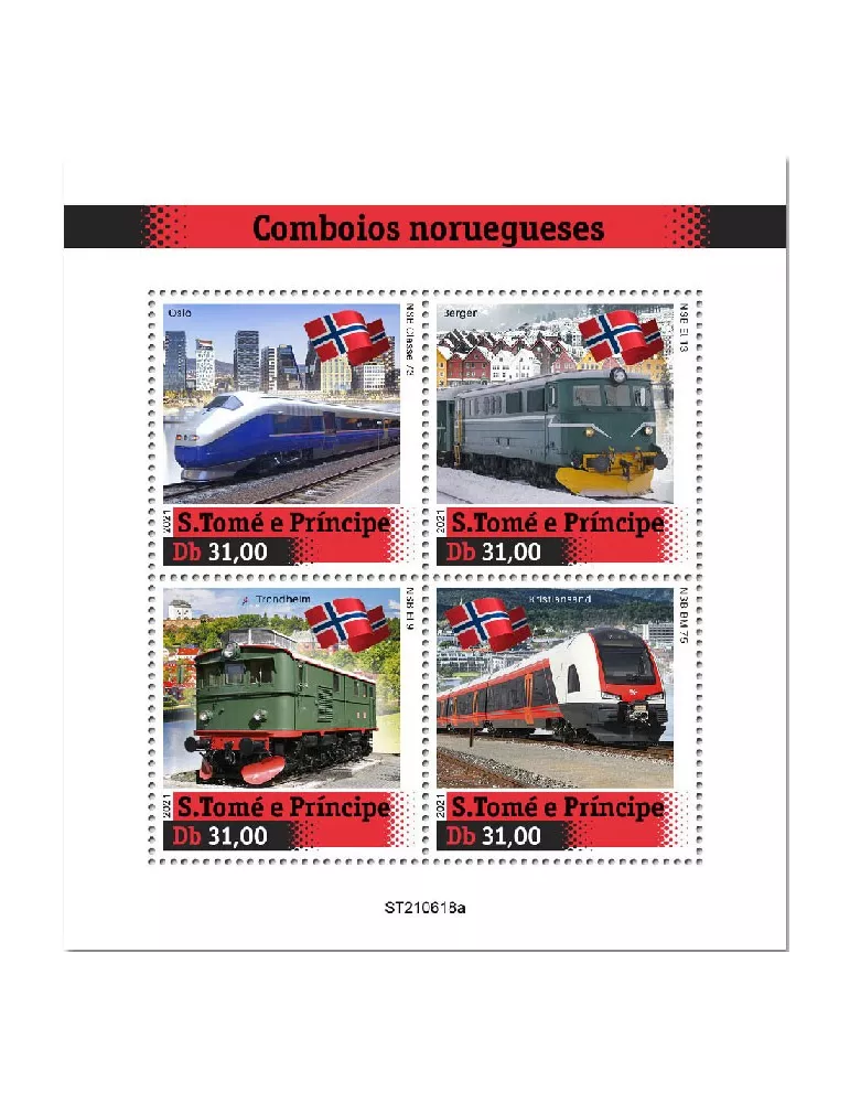 n° 8549/8552 - Timbre SAINT-THOMAS ET PRINCE Poste