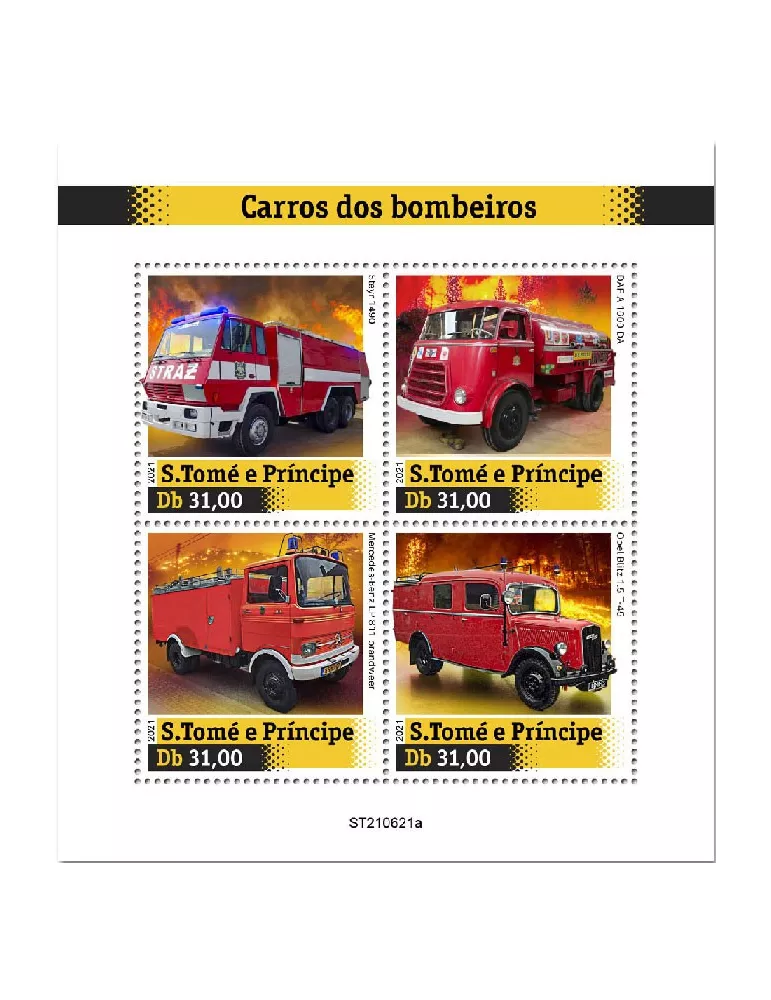 n° 8561/8564 - Timbre SAINT-THOMAS ET PRINCE Poste