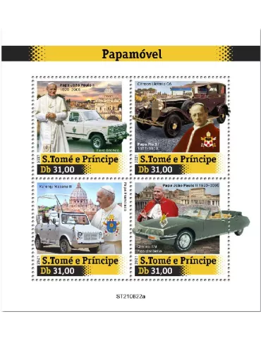 n° 8565/8568 - Timbre SAINT-THOMAS ET PRINCE Poste