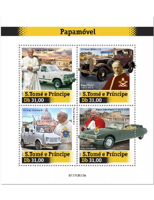 n° 8565/8568 - Timbre SAINT-THOMAS ET PRINCE Poste