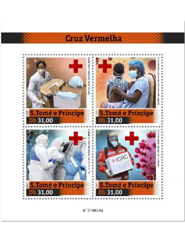 n° 8573/8576 - Timbre SAINT-THOMAS ET PRINCE Poste