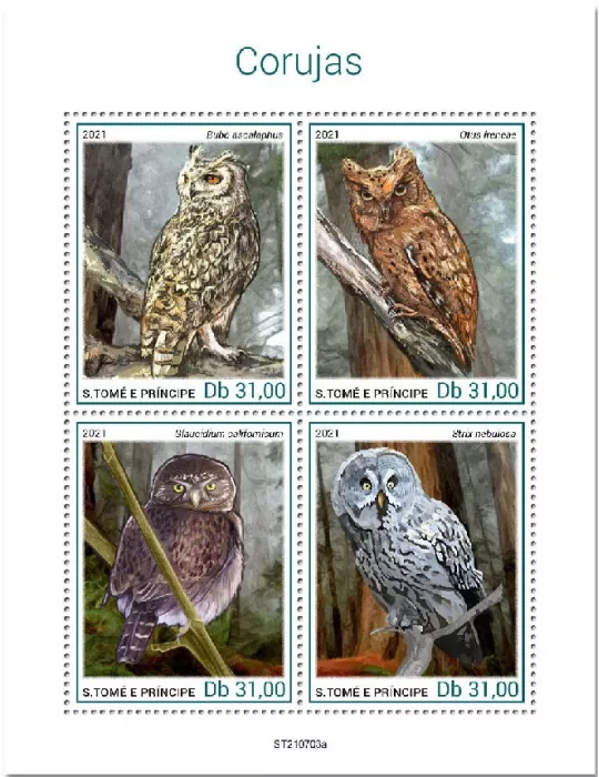 n° 8607/8610 - Timbre SAINT-THOMAS ET PRINCE Poste