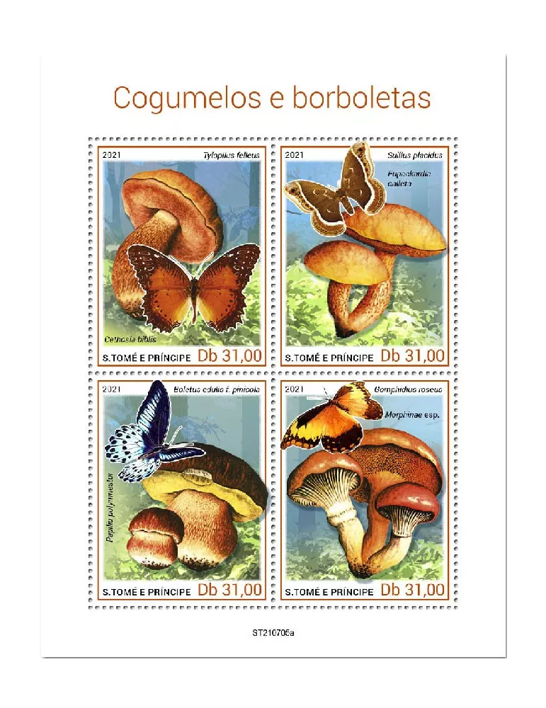 n° 8615/8618 - Timbre SAINT-THOMAS ET PRINCE Poste