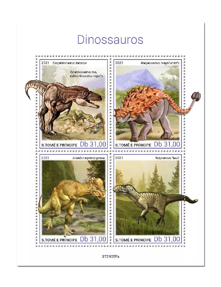 n° 8623/8626 - Timbre SAINT-THOMAS ET PRINCE Poste