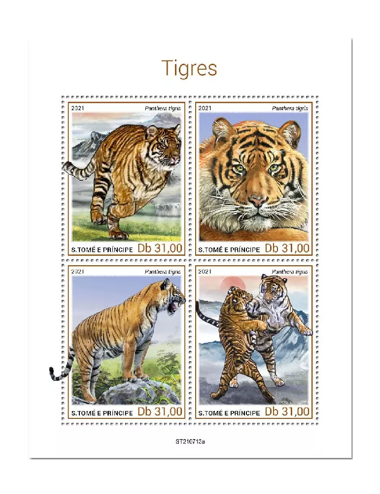 n° 8651/8654 - Timbre SAINT-THOMAS ET PRINCE Poste