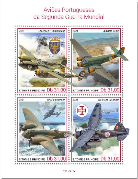 n° 8667/8670 - Timbre SAINT-THOMAS ET PRINCE Poste