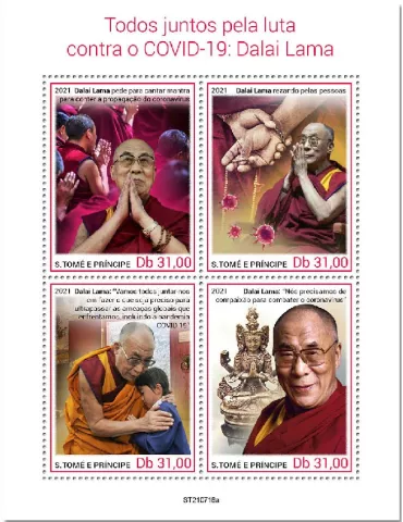 n° 8671/8674 - Timbre SAINT-THOMAS ET PRINCE Poste