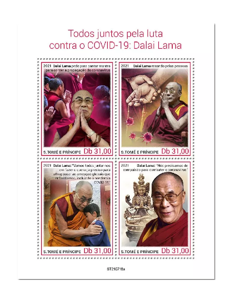 n° 8671/8674 - Timbre SAINT-THOMAS ET PRINCE Poste