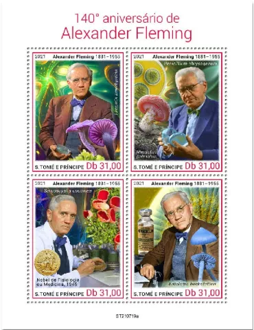 n° 8675/8678 - Timbre SAINT-THOMAS ET PRINCE Poste