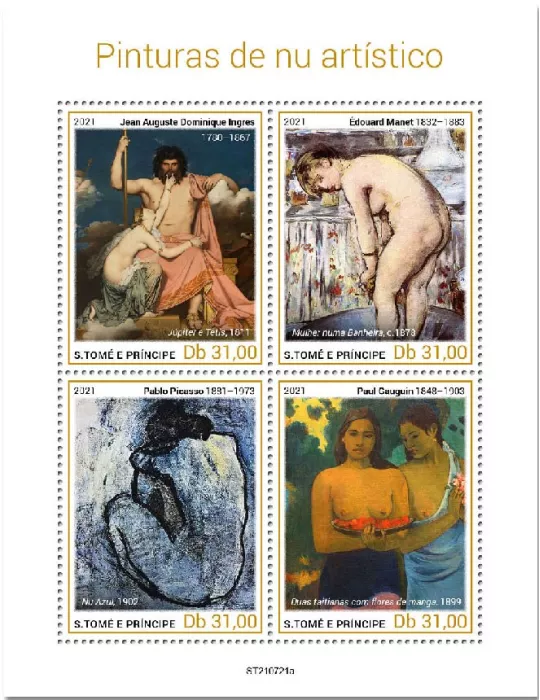 n° 8683/8686 - Timbre SAINT-THOMAS ET PRINCE Poste