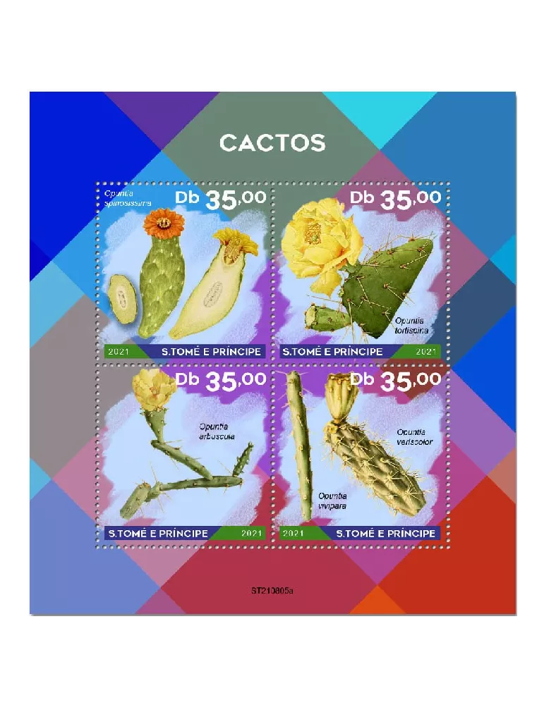 n° 8727/8730 - Timbre SAINT-THOMAS ET PRINCE Poste