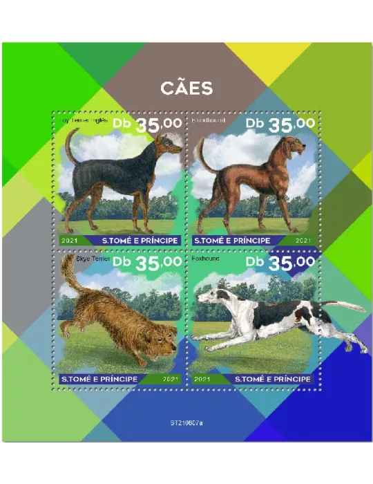 n° 8735/8738 - Timbre SAINT-THOMAS ET PRINCE Poste