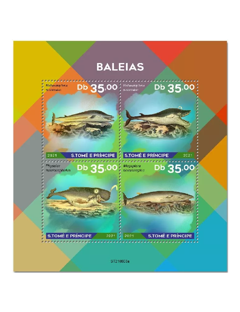 n° 8739/8742 - Timbre SAINT-THOMAS ET PRINCE Poste