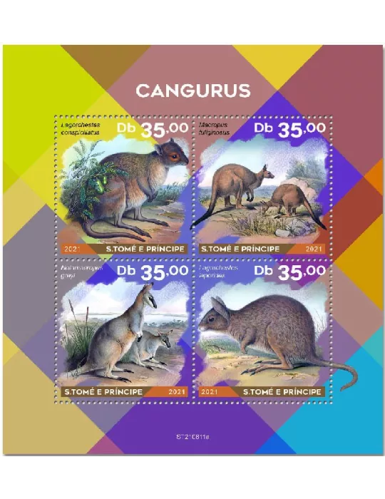 n° 8751/8754 - Timbre SAINT-THOMAS ET PRINCE Poste