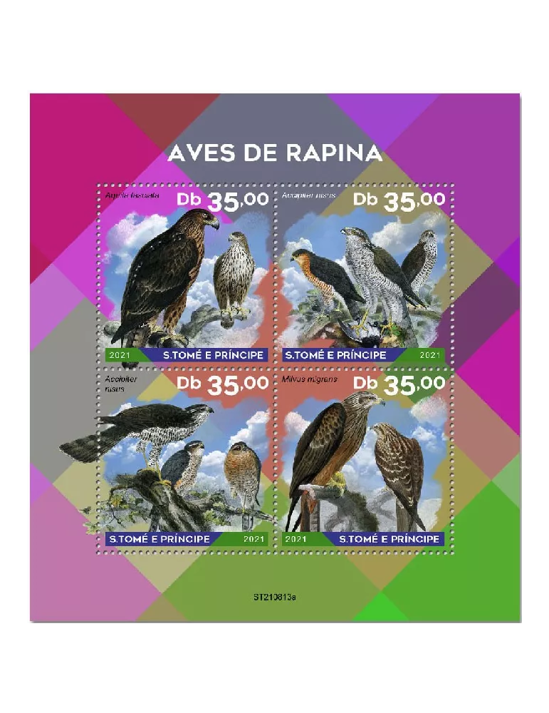 n° 8759/8762 - Timbre SAINT-THOMAS ET PRINCE Poste